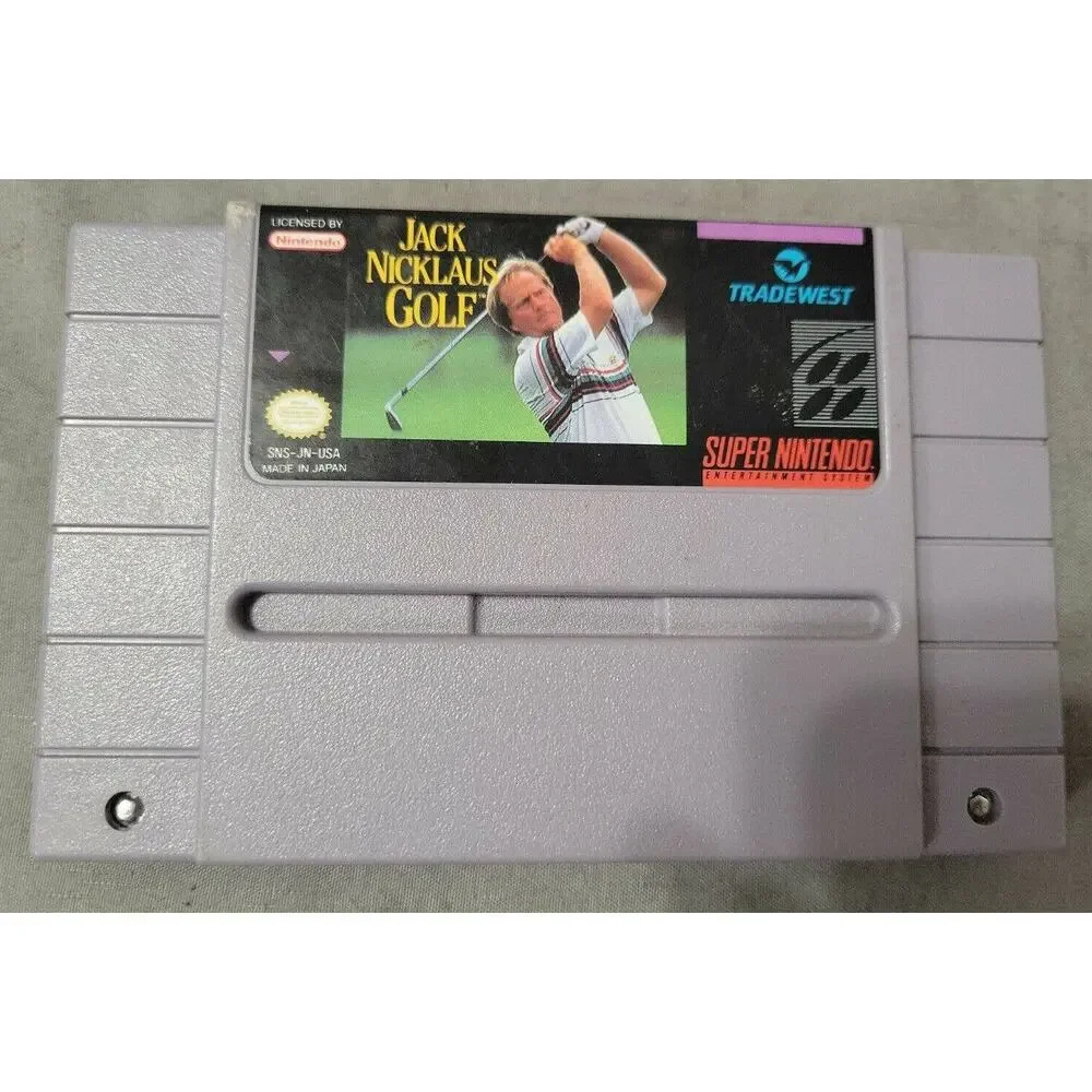 Jack Nicklaus Golf UNTESTED (Super Nintendo Entertainment System) SNES, 1992